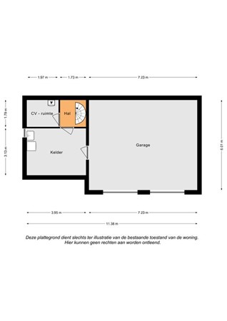 Floorplan - Hontenerweg 6, 6286 BV Wittem