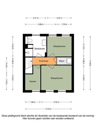 Floorplan - Grachtstraat 60, 6305 AP Schin op Geul