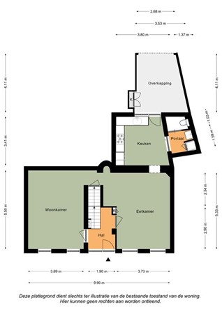 Floorplan - Pastoor Neujeanstraat 3, 6351 GK Bocholtz