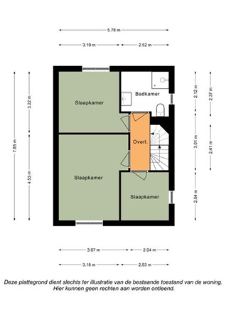 Floorplan - Engelsdalstraat 43, 6277 NG Slenaken