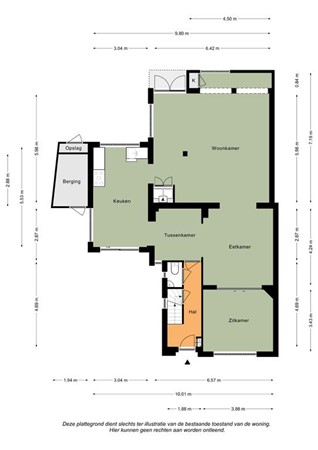 Floorplan - Eijkerstraat 22, 6269 BM Margraten