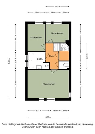 Floorplan - Engelsdalstraat 13, 6277 NG Slenaken