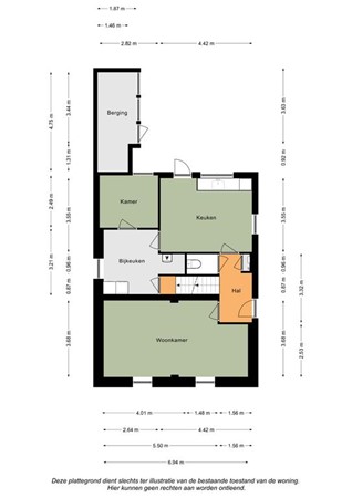 Floorplan - Nieuwe Gaasstraat 12, 6369 VK Simpelveld