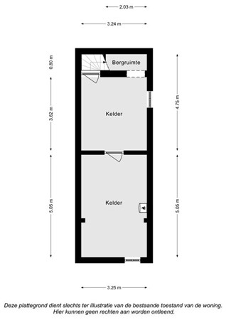 Floorplan - Julianastraat 1, 6285 AG Epen