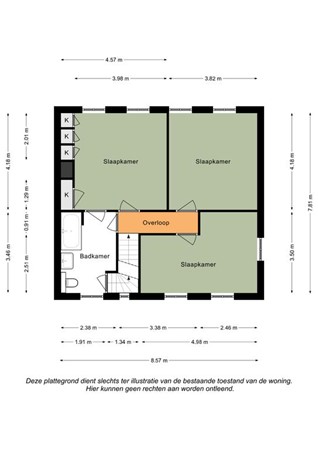 Floorplan - Julianastraat 1, 6285 AG Epen