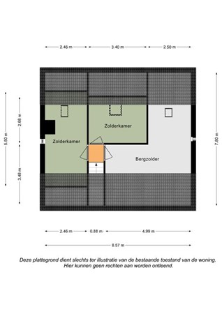 Floorplan - Julianastraat 1, 6285 AG Epen