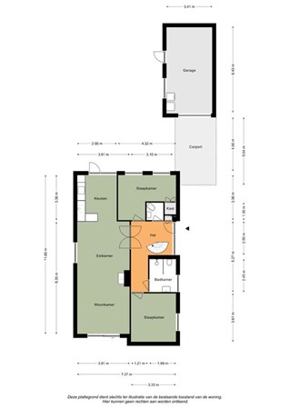 Floorplan - Valkenburgerweg 119C, 6321 GC Wijlre