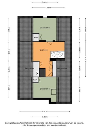 Floorplan - Valkenburgerweg 119C, 6321 GC Wijlre