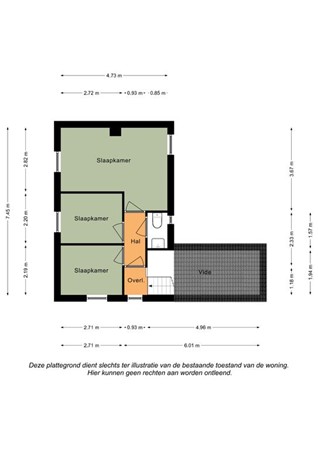 Floorplan - Heimansstraat 18, 6285 AM Epen