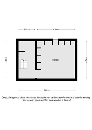 Floorplan - Kerkstraat 44, 6367 JE Voerendaal
