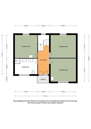 Floorplan - Kerkstraat 44, 6367 JE Voerendaal