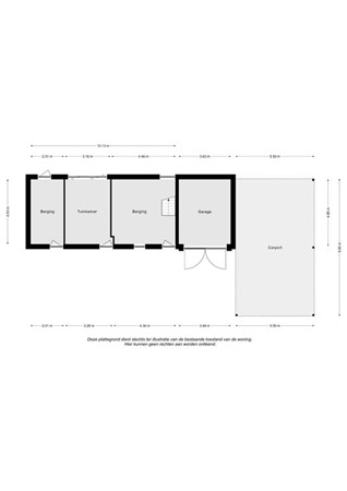 Floorplan - Kerkstraat 44, 6367 JE Voerendaal