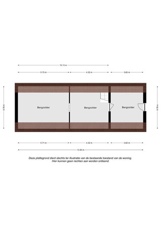 Floorplan - Kerkstraat 44, 6367 JE Voerendaal