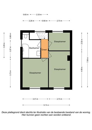 Floorplan - Heimansstraat 1B, 6285 AM Epen