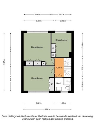 Floorplan - Lijsterstraat 9, 6287 BA Eys