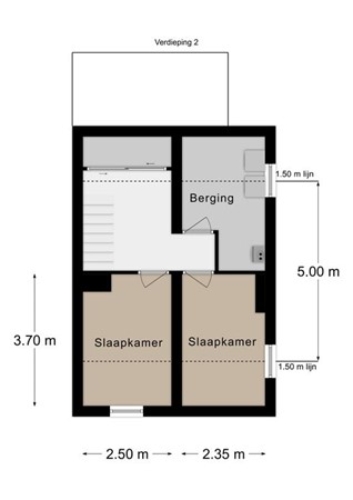 Floorplan - Hoofdstraat 7, 6281 BA Mechelen