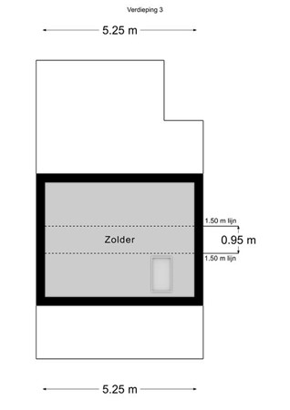 Floorplan - Hoofdstraat 7, 6281 BA Mechelen