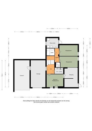 Floorplan - Rarenderstraat 29, 6291 NC Vaals