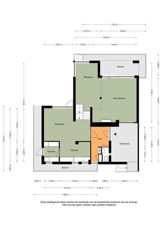 Floorplan - Rarenderstraat 29, 6291 NC Vaals