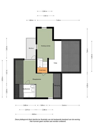 Floorplan - Rarenderstraat 29, 6291 NC Vaals