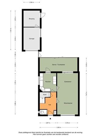 Floorplan - Bouwerweg 4, 6369 GB Simpelveld