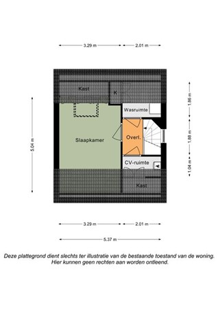 Floorplan - Hub Ortmansstraat 21, 6286 EA Wittem