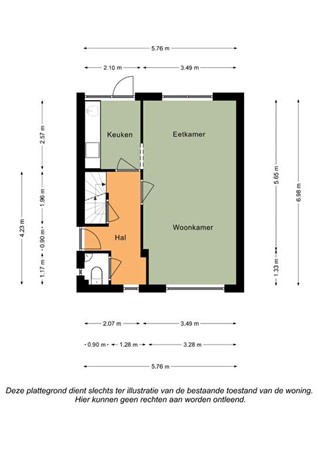 Floorplan - St. Nicolaasstraat 20, 6369 XN Simpelveld