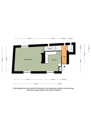 Floorplan - Kerkstraat 29B, 6286 CA Wittem