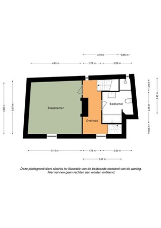 Floorplan - Kerkstraat 29B, 6286 CA Wittem