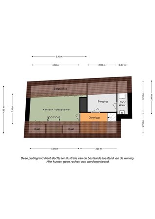 Floorplan - Kerkstraat 29B, 6286 CA Wittem