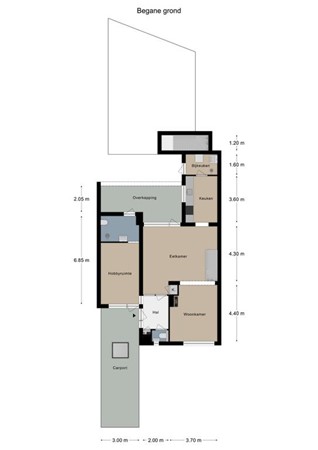 Floorplan - Mechelbeeklaan 9, 6281 NR Mechelen