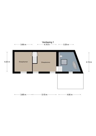Floorplan - Commandeurstraat 24, 6281 AM Mechelen
