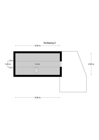 Floorplan - Commandeurstraat 24, 6281 AM Mechelen