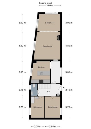 Floorplan - Wilhelminastraat 33, 6285 AT Epen