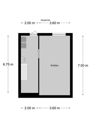 Floorplan - Steenberg 85, 6351 AR Bocholtz