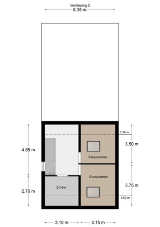 Floorplan - Mesweg 9, 6287 BG Eys