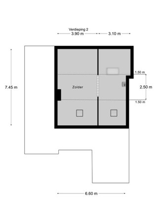 Floorplan - Vinkstraat 2, 6287 BE Eys