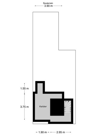 Floorplan - Hoofdstraat 36, 6281 BD Mechelen