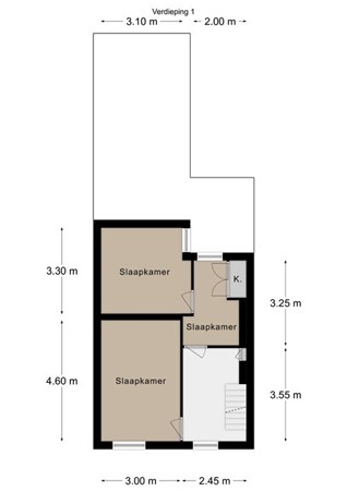 Floorplan - Hoofdstraat 36, 6281 BD Mechelen