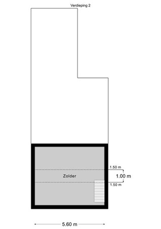 Floorplan - Hoofdstraat 36, 6281 BD Mechelen