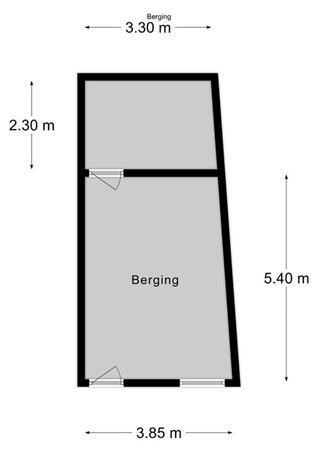 Floorplan - Hoofdstraat 36, 6281 BD Mechelen