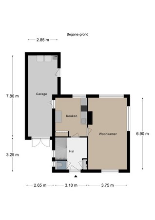 Floorplan - Prinses Margrietstraat 2, 6271 CJ Gulpen