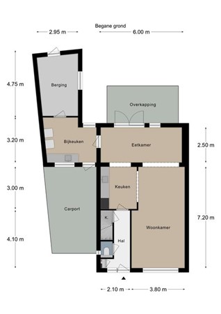 Floorplan - Van Cosselaerstraat 12, 6286 AT Wittem