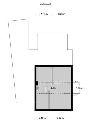 Floorplan - Van Cosselaerstraat 12, 6286 AT Wittem