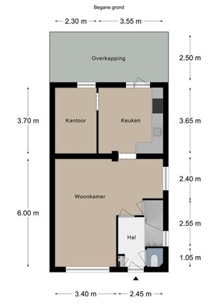 Floorplan - Bongerdweg 7, 6361 EX Nuth