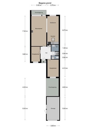 Floorplan - Pastoor Steinbuschstraat 7, 6321 BW Wijlre