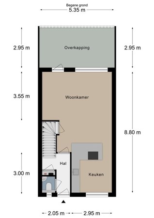 Floorplan - Benedictijnenstraat 17, 6294 BE Vijlen