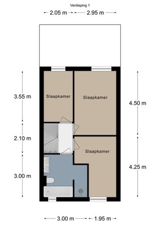 Floorplan - Benedictijnenstraat 17, 6294 BE Vijlen