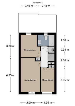 Floorplan - Dokter Delissenstraat 10, 6271 GH Gulpen
