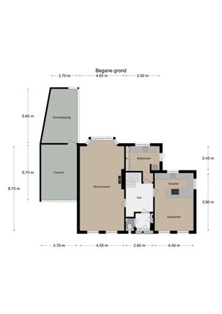 Floorplan - Schweibergerweg 38, 6281 NH Mechelen
